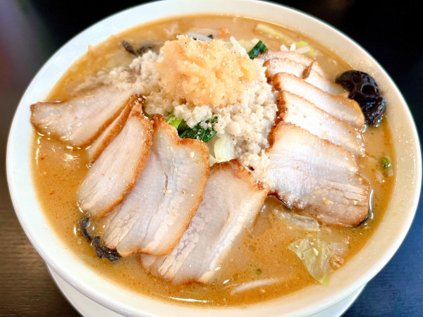 「メガたんめん　味噌（990円）」@幸楽苑 結城店の写真