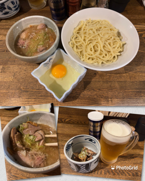 「つけめん＋肉増し＋生たまご」@燦燦斗の写真