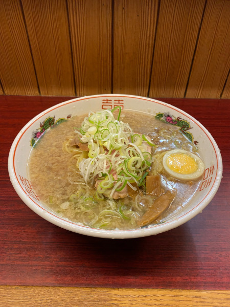 「ラーメン中盛　こってり麺硬め」@関越ラーメン 仙龍の写真