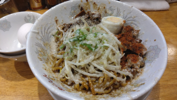 「油そば 中盛、生卵」@ラーメン あらしんの写真