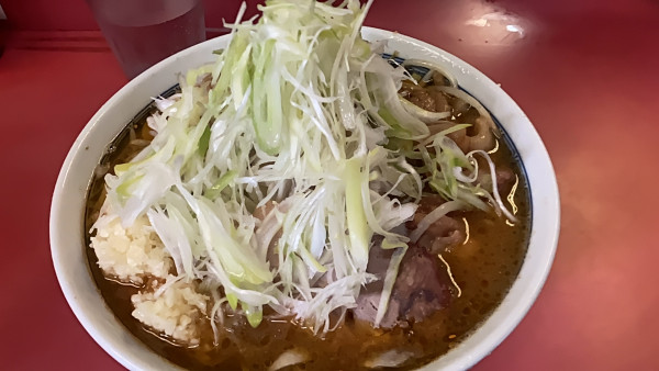 「小ラーメン＋つけ味＋ねぎ」@ラーメン二郎 桜台駅前店の写真