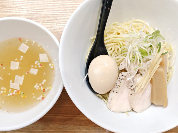 「ジンジャーつけ麺＋味玉」@亀戸ジンジャーヌードルの写真