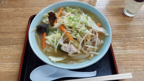 「タンメン 750円」@柳屋 そば店の写真