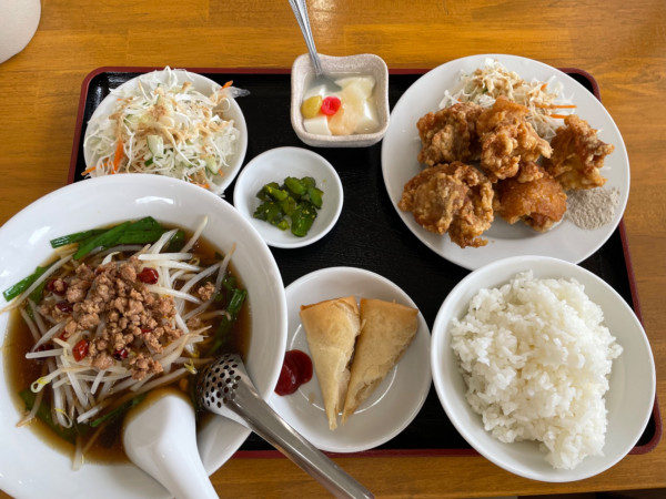 「唐揚げ定食　￥１１５０」@中華料理 沁心閣の写真