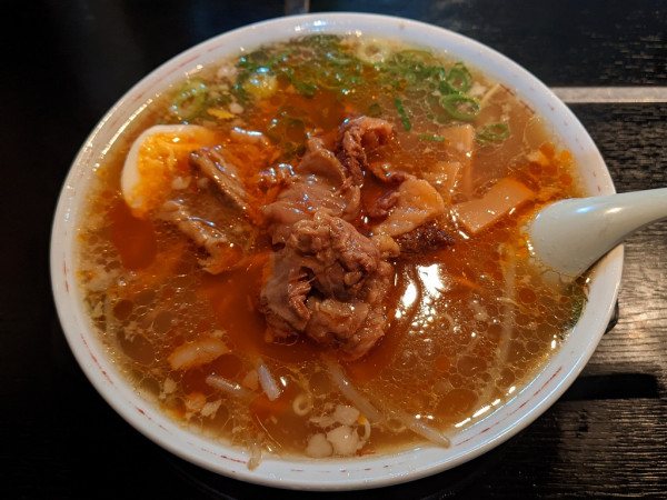 「牛すじらーめん」@らーめん 大文字の写真