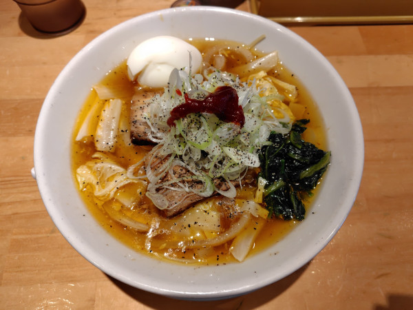 「牛骨スタミナらぁ麺（限定）1100円」@麺家 たけ田の写真
