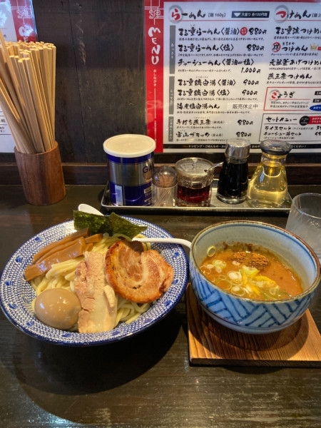「まるトクつけめん 1200円」@柳麺まる重の写真