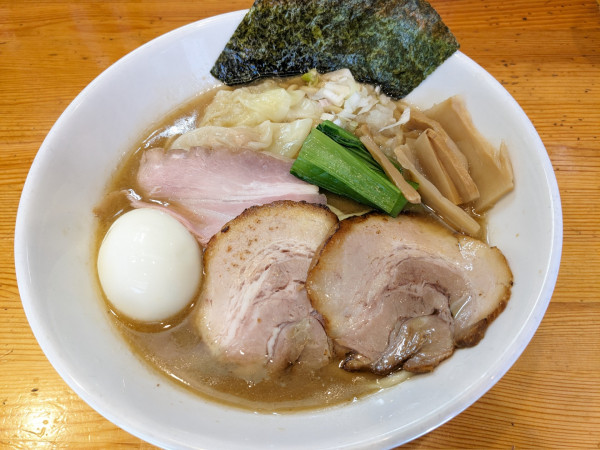 「特製豚骨魚介ラーメン」@麺笑 コムギの夢の写真