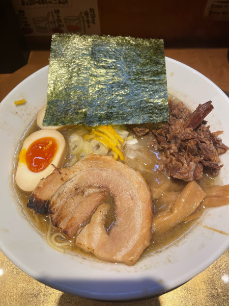 「特製濃厚煮干しそば」@麺屋 音の写真