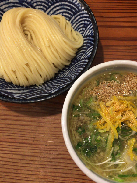「つけそば　ゆず塩」@麺 一直の写真