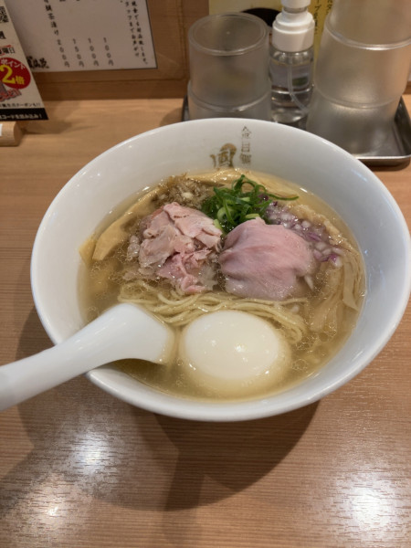 「特製金目鯛らぁ麺　1150円」@らぁ麺 鳳仙花の写真