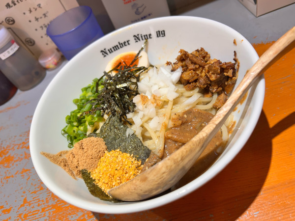「まぜそば」@麺Dining Number Nine 09の写真