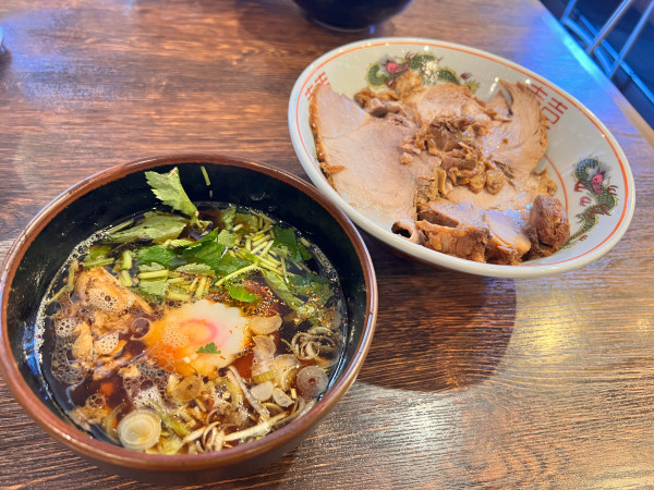 「【肉の日限定】とろとろうで肉のチャーシューつけ麺」@麺屋 真心の写真