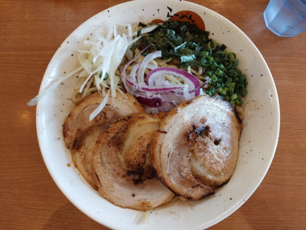 「背脂煮干油そば（限定）」@らーめんかいじ 利府店の写真