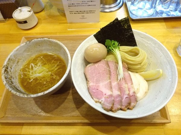 「特製鶏魚介つけめん(1,380円)」@MENYA NAKAGAWAの写真