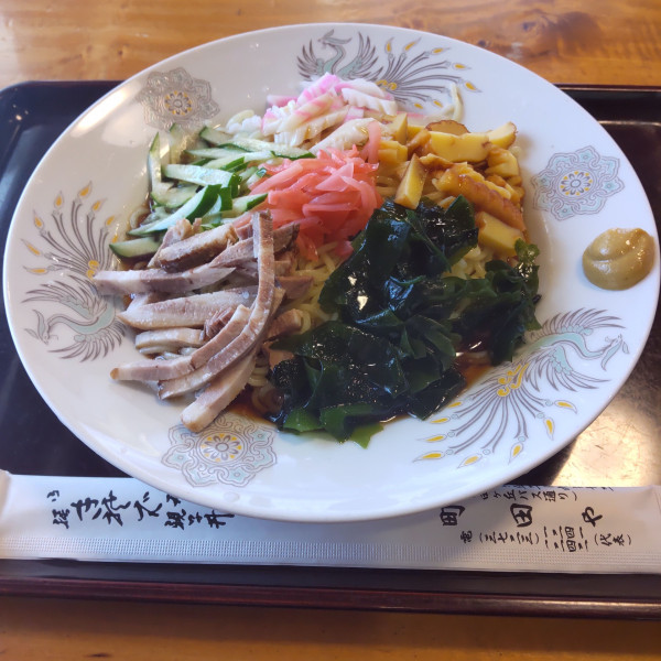 「【夏季限定】冷し中華（￥1,200）」@そば 町田やの写真