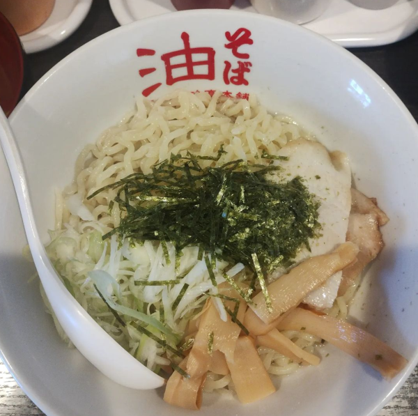 「油そば(大盛)」@元祖油そば専門店 東京麺珍亭本舗 高崎インター店の写真