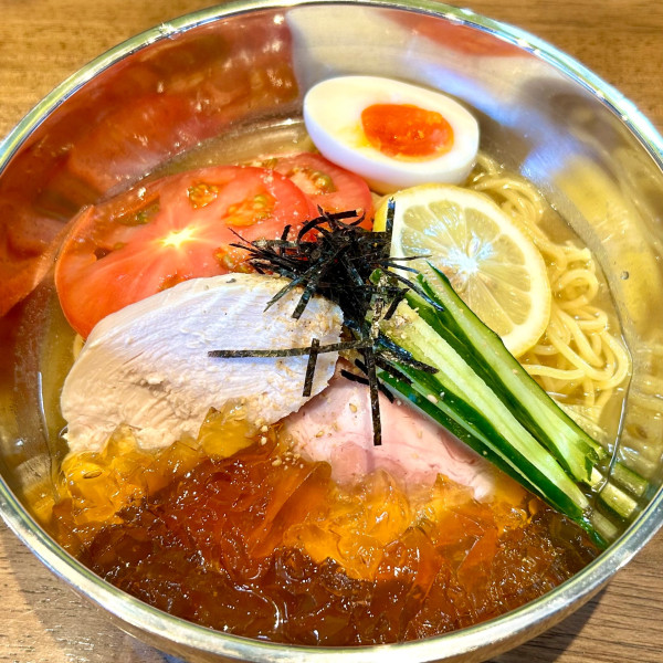 「冷やし中華（しお）」@らぁ麺 GEKKAの写真
