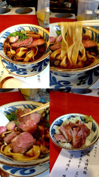 「『中華そば 醤油+鴨丼(¥1000+500)』」@中華そば 鴨福の写真