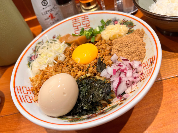 「【ゲリラ限定】エビ香る台湾まぜそば」@麺屋 真心の写真