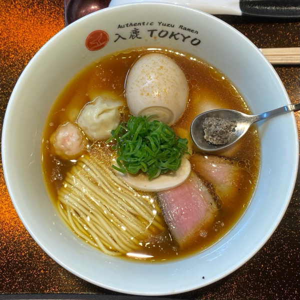 「極KIWAMIポルチーニ醤油らぁ麺 ¥2,000」@入鹿TOKYOの写真