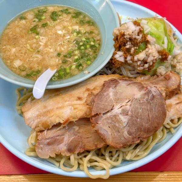 「【6月限定】爆盛り豚つけ麺 1,000円」@九州ラーメン 元吉田の写真
