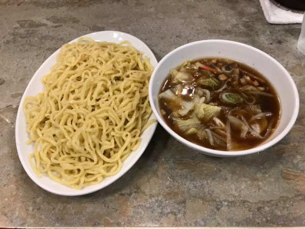 「野菜つけ麺 950円 + 大盛 100円」@つけ麺ハレマルの写真