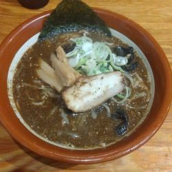 にぼし味噌らーめん　大盛　ニボ強