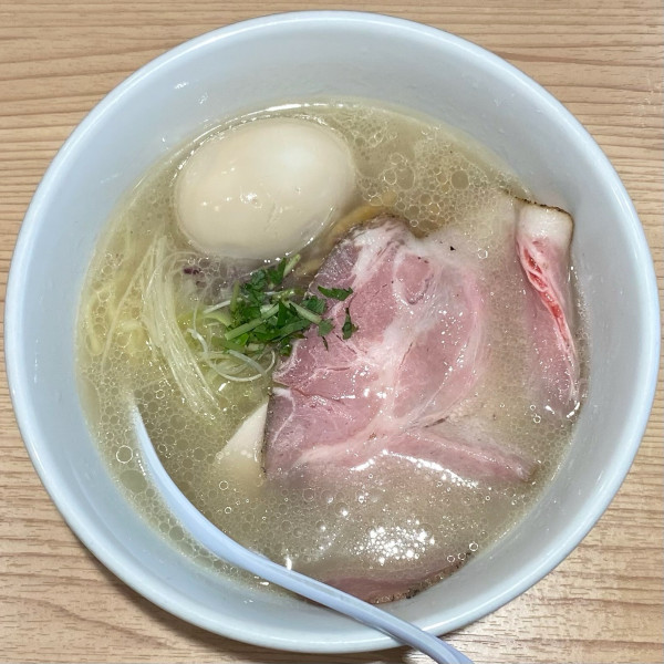 「味玉中華そば 塩 ¥1,000」@貝出汁中華そば くらむの写真