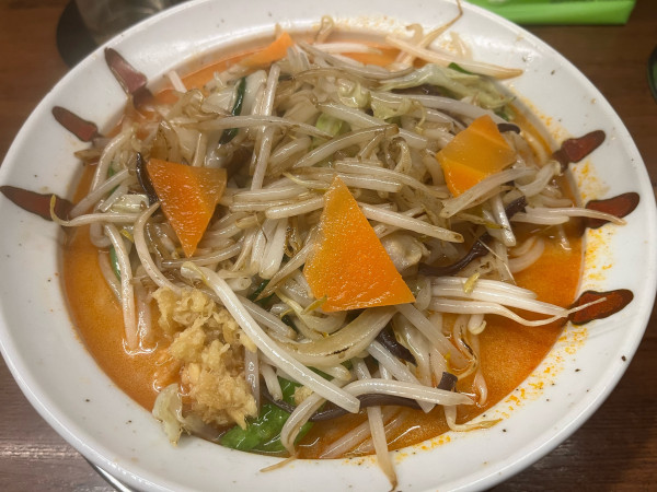 「旨辛タンメン大盛固め950円」@濃厚タンメン 子安食堂の写真