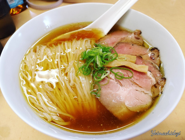 「名古屋コーチン炙り肉中華そば（醤油）（900円）」@中華そば よしかわの写真