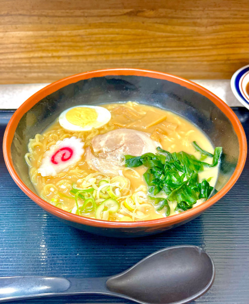 「味噌ラーメン【TP】ミニカレー」@名代 富士そば 武蔵小山店の写真