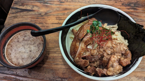「つけそば　とろ肉」@麺場 ハマトラの写真
