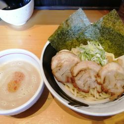 とり塩つけ麺 全部のせ(冷盛り)