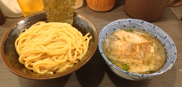 「塩つけ麺(大盛)」@めん屋 桔梗 坂町店の写真
