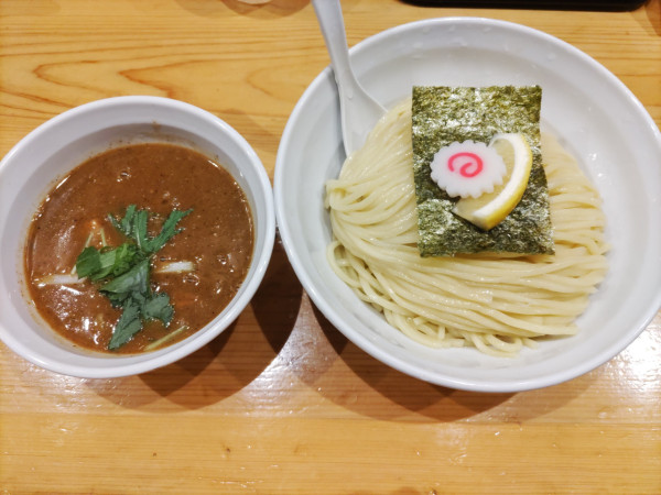「濃厚煮干つけ麺大盛」@つけめん 蕾 本家の写真