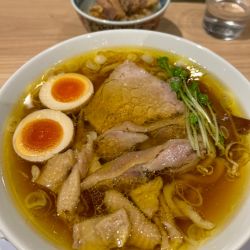 親鳥丼中華ソバセット