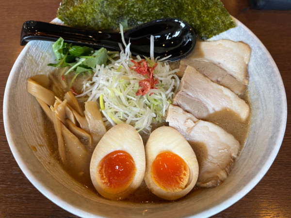 「無双の海老そば（こってり）：940円」@支那そば 無双庵の写真