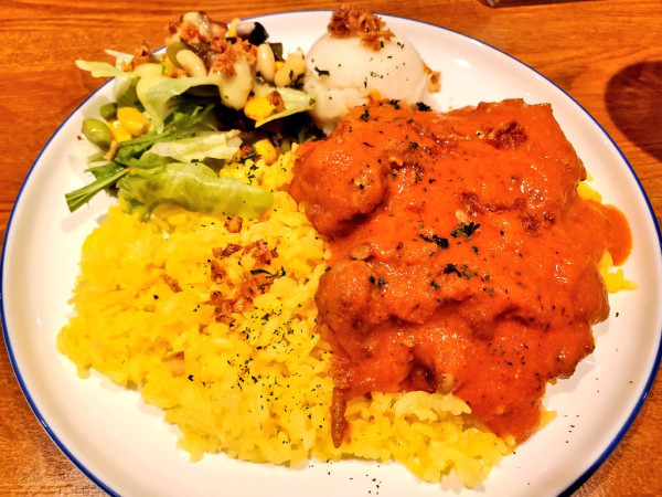 「Cランチ・バターチキンカレーライスプレート」@SugiMesiの写真
