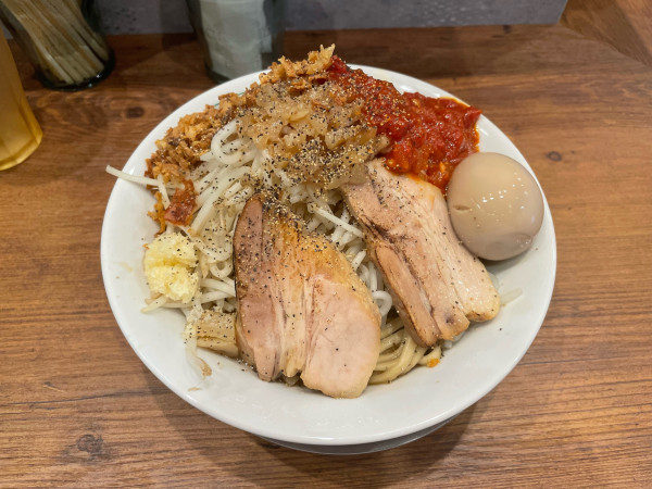 「味玉トマ二郎」@トマトラーメン カッパハウス 国分寺店の写真