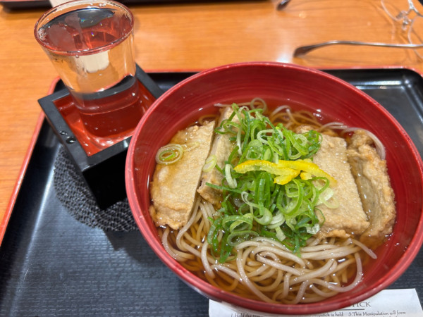 「じゃこ天そば1000円+高清水900円」@第1ベイサイドの写真