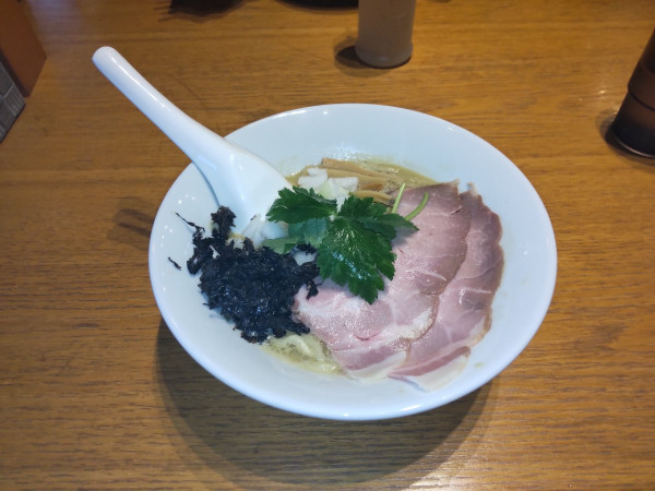 「限定】濃厚牡蠣そば　1050」@寿製麺よしかわ 坂戸店の写真