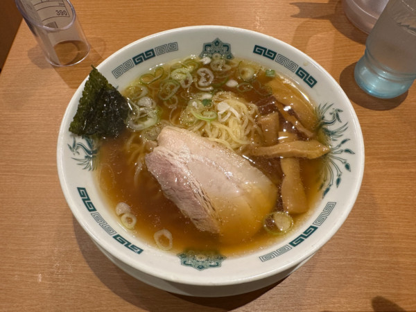 「中華そば（並盛・140g）390円」@日高屋 イーサイト高崎店の写真