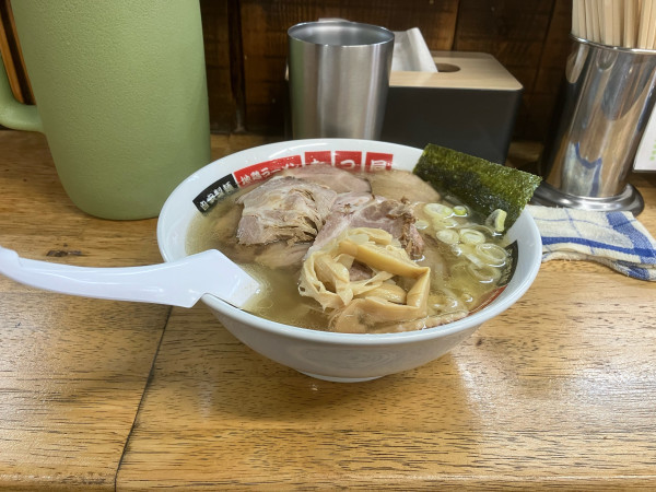 「塩チャーシュー麺大盛り」@地鶏ラーメン たつ屋の写真