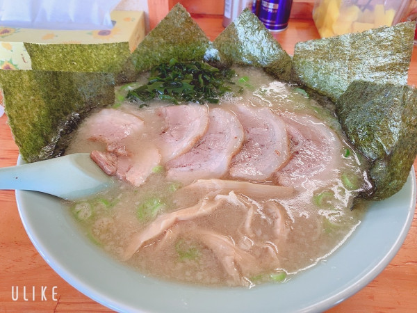 「正油ラーメン　麺1.5  のりトッピング」@ラーメンショップ 足利50号店の写真
