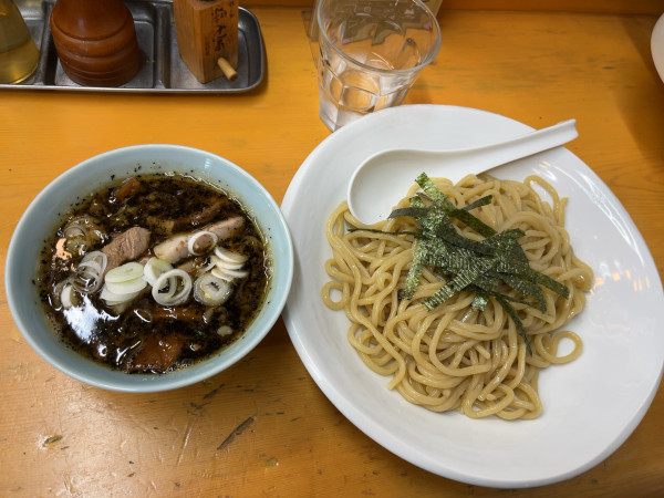 「つけそば1000円（麺半分125g）」@中華そば 喜富の写真