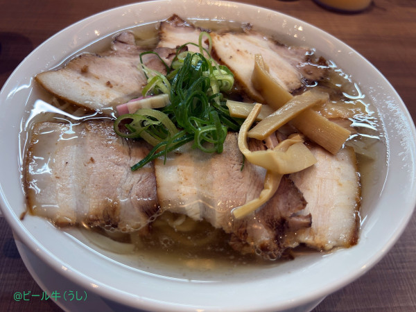 「肉そば(880円)」@肉そば 藍の写真