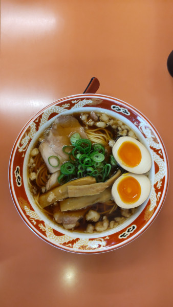 「らーめん煮卵」@尾道ラーメン たつみの写真
