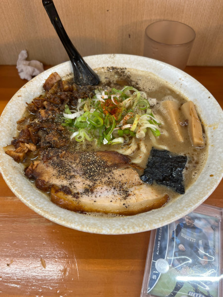 「DXラーメン300g」@自家製麺 福は内の写真