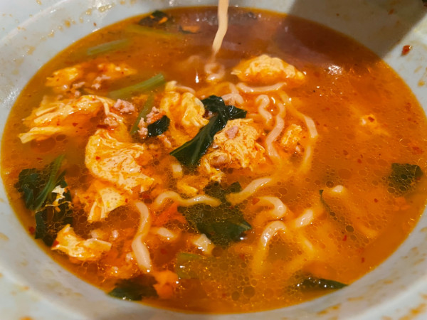 「たんたんメン 普通＋チャーハン＋餃子（2150円）」@中華料理 たんたんの写真